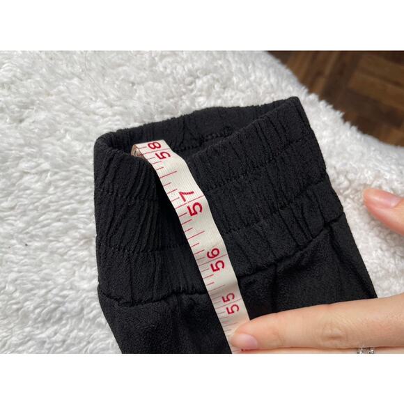 MONROW Black Hidden Button Up Jumpsuit Pantsuit Longsleeve Extra Small XS Jogger - Picture 6 of 8